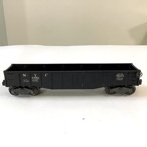 Vintage Lionel NYC New York Central System 6462 Black Gondola Train Car O Gauge